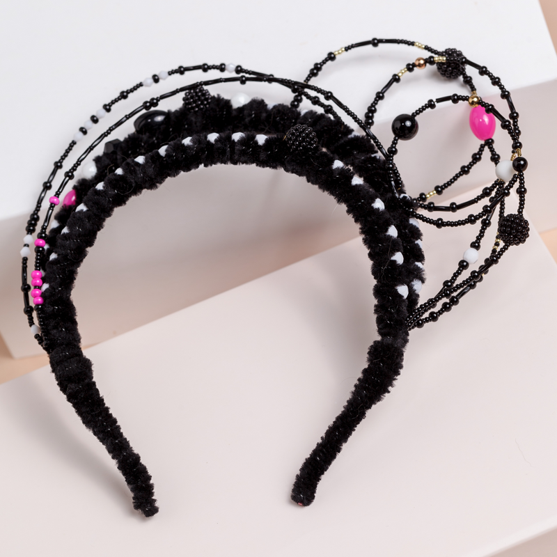 Diadema invitada ALMA negra