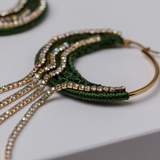 Aretes largos DELIRIO tejidos