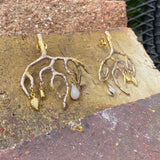 Aretes MANDRAGORA porcelana