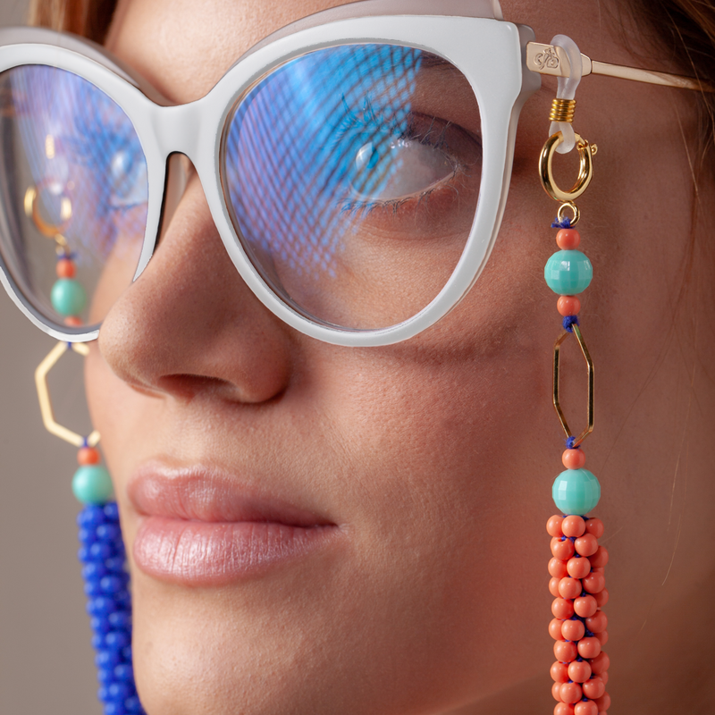 Sujeta gafas HOLDER DE VERANO tejido multicolor