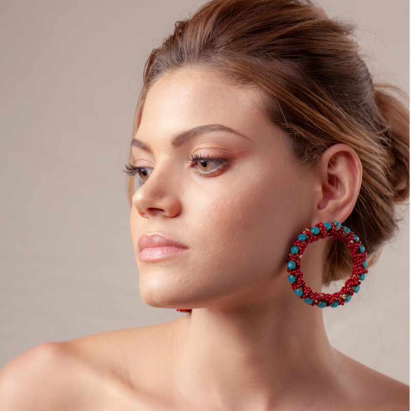 Aretes aros INDI