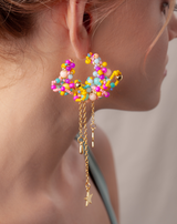 Aretes aros PRIMAVERA multicolor