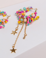 Aretes aros PRIMAVERA multicolor